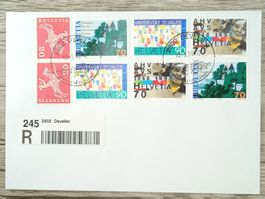 TR96 Enveloppe + Timbre Suisse 1998