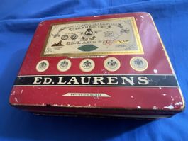 Alte Zigarettenblechdose Ed. Laurens, Genf