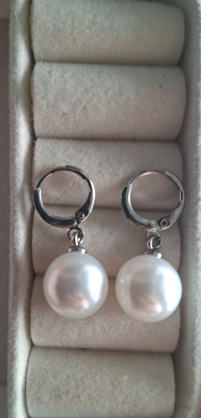 Orecchini pendenti & Orecchini a lobo: Boucles d'oreilles perles argent 925 neuves – Nuovo (secondo la descrizione) da Genève venduto da a_t_g5kq 1