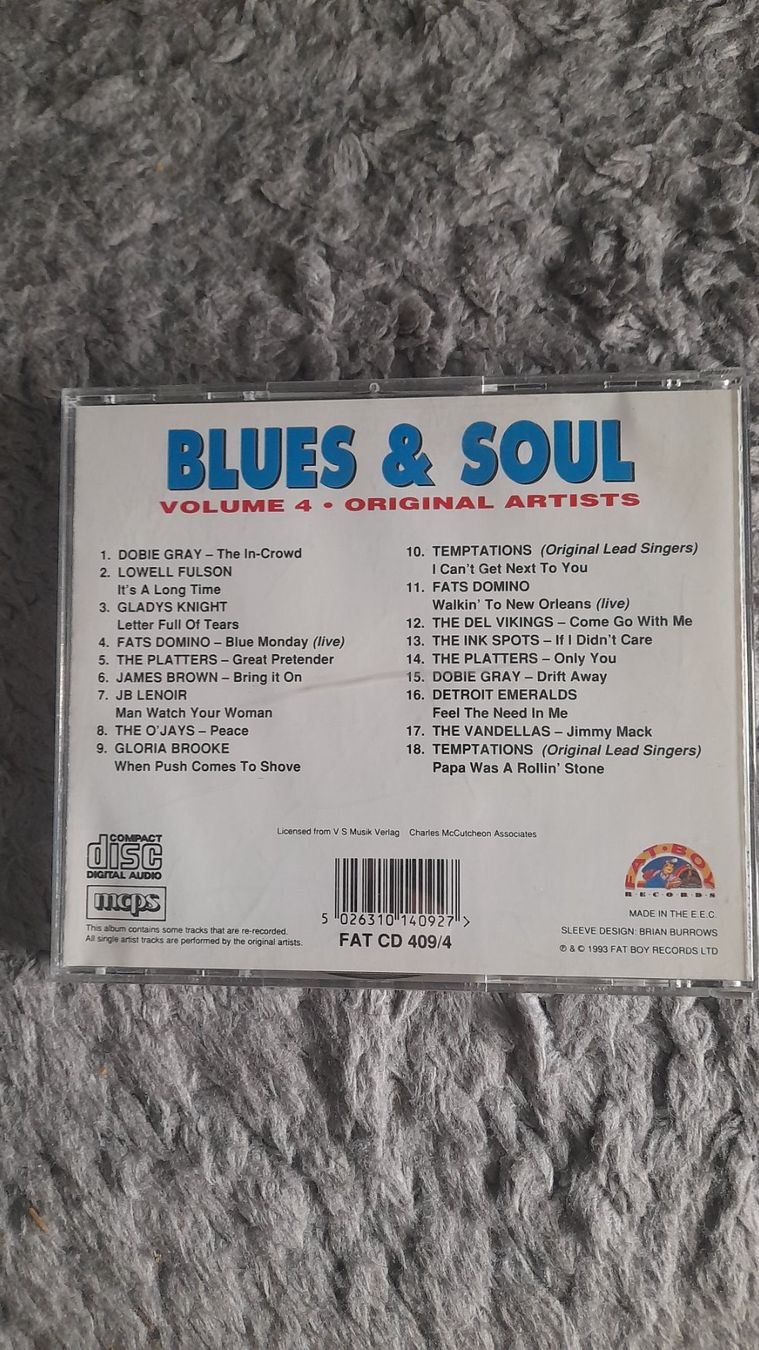 CD: BLUES & SOUL    VOLUME 4   18 CLASSICS   COMPILATION  CD – Usato da Wetzikon ZH venduto da Ramones01 1