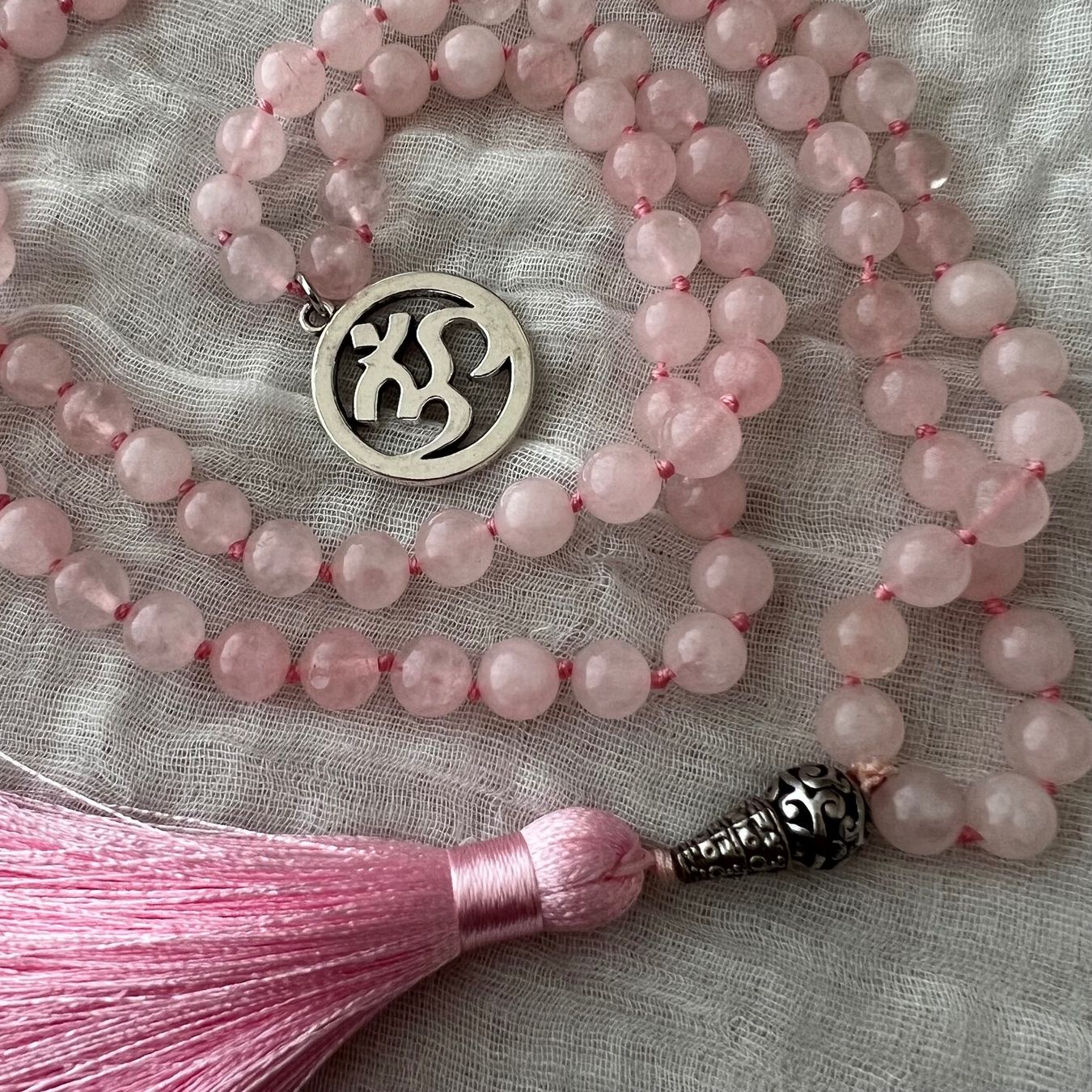 Colliers: Mala quartz rose – Neuf avec emballage d'origine à Pully par sunaddict 1