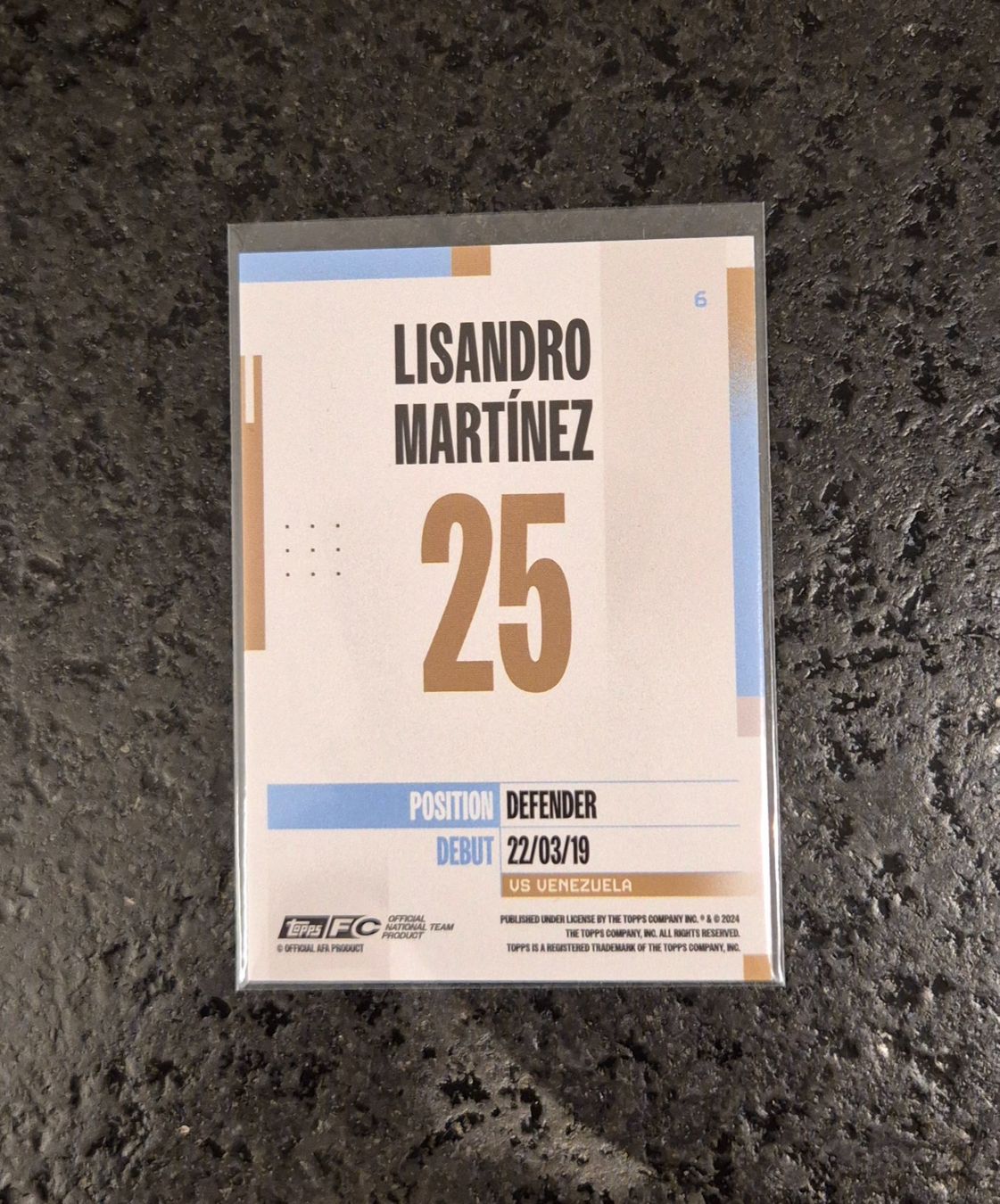 Topps Carte collezionabili: Lisandro Martinez /250 - Argentinien - Topps – Nuovo (secondo la descrizione) da Burg AG venduto da Danoe 1