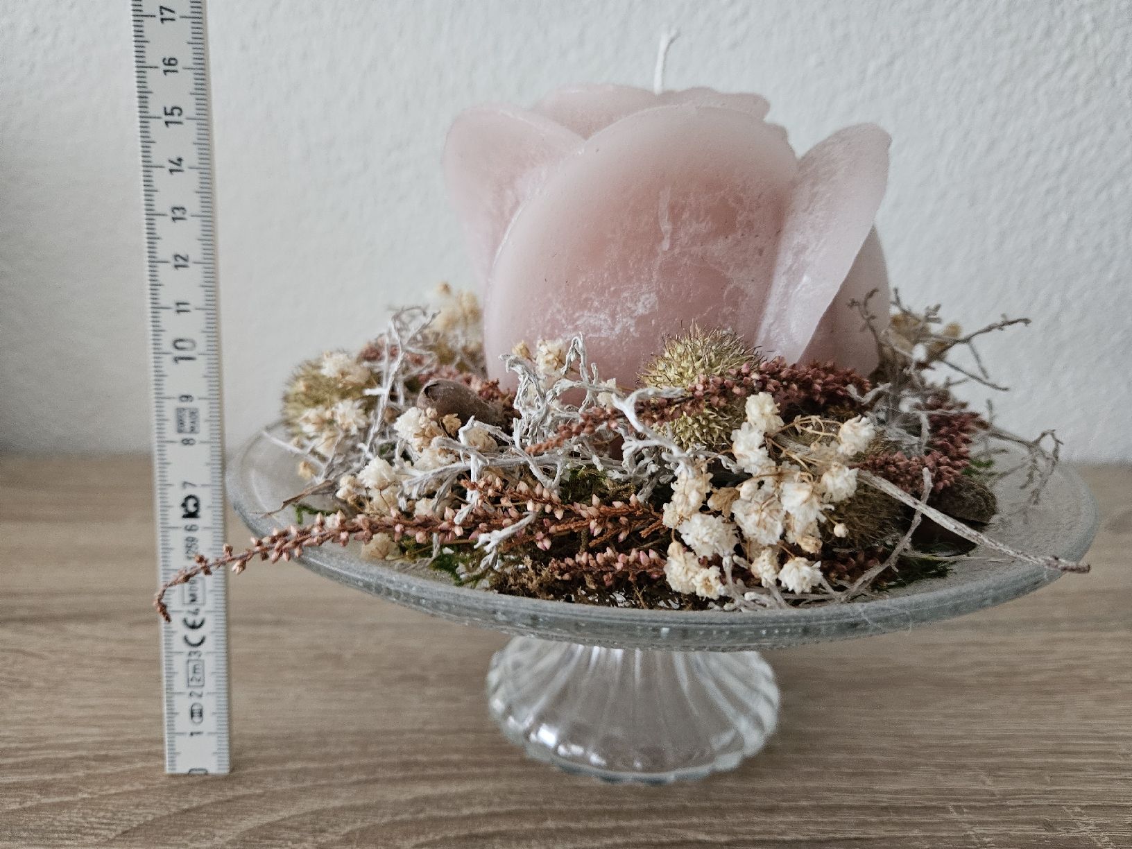 Kerzen: Romantische Rosenkerze mit Deko – Neu (gemäss Beschreibung) aus Wauwil von seriously3 4