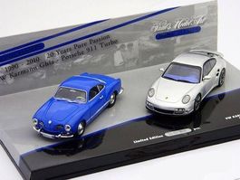 Porsche 911 / 997 Turbo / VW Karmann Ghia / silber met. /