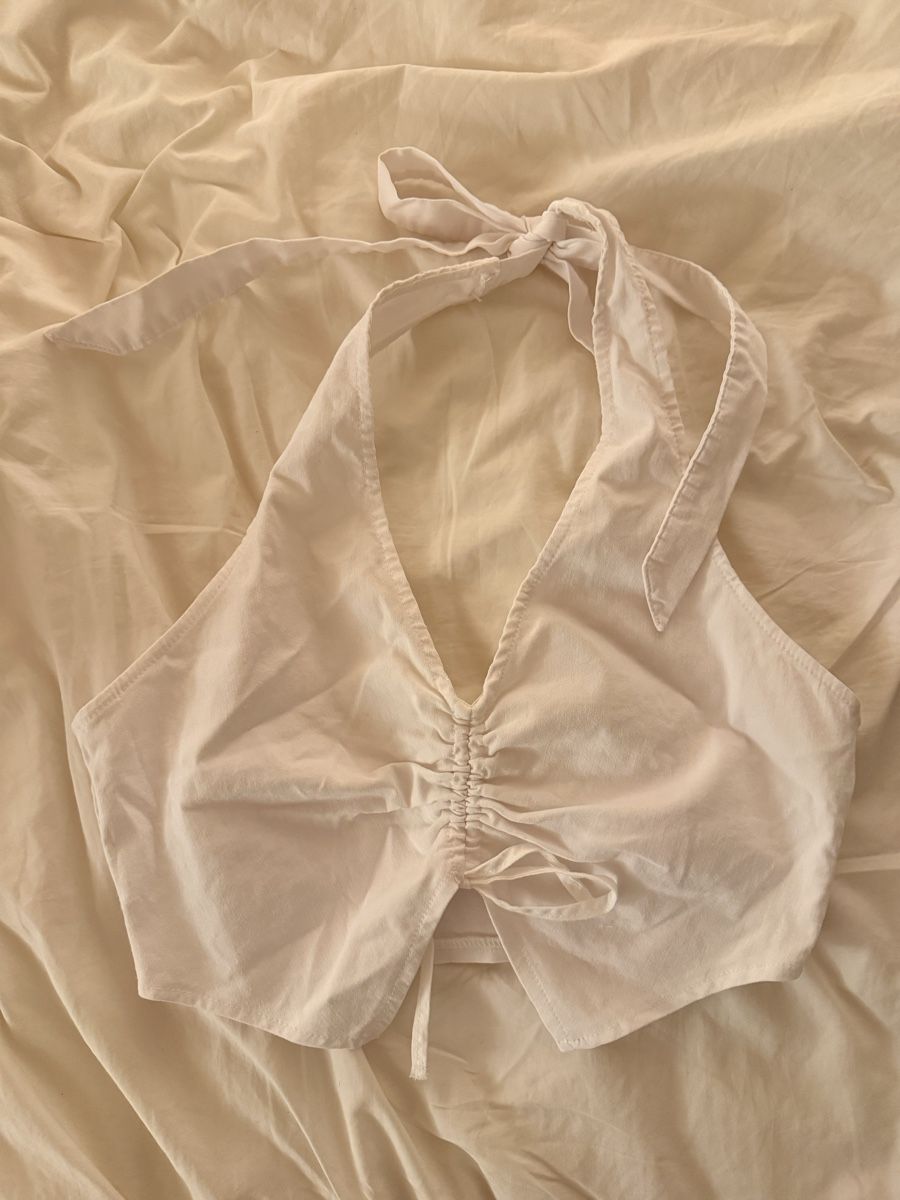 H&M Tops: Neckholder Top weiss – Neuf (Voir description) à Oberrohrdorf par a._.w