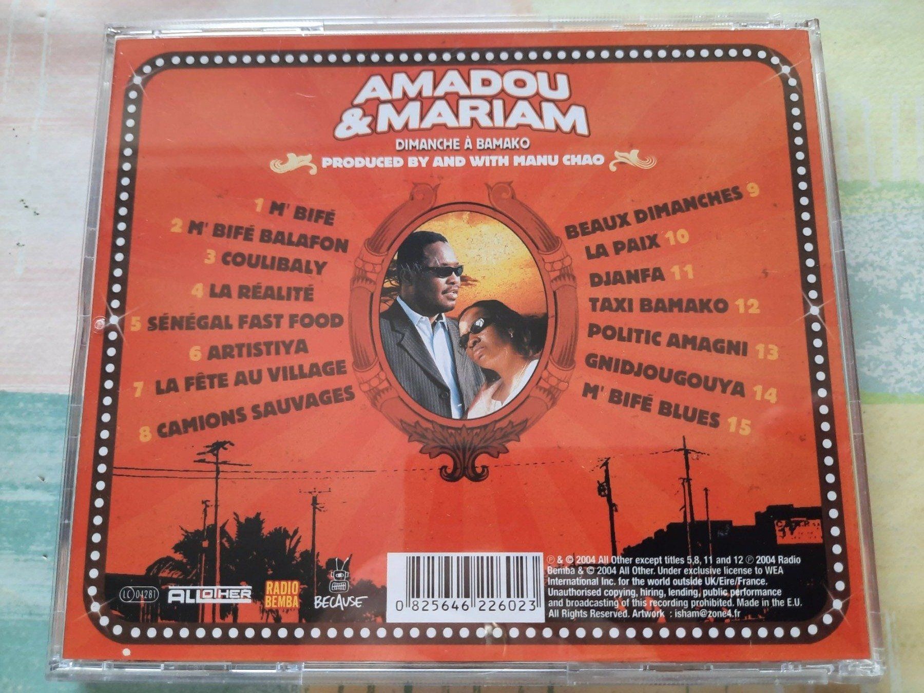 CD: CD Amadou et Mariam - Le dimanche à Bamako – Usato da Pully venduto da bro_n52j 1