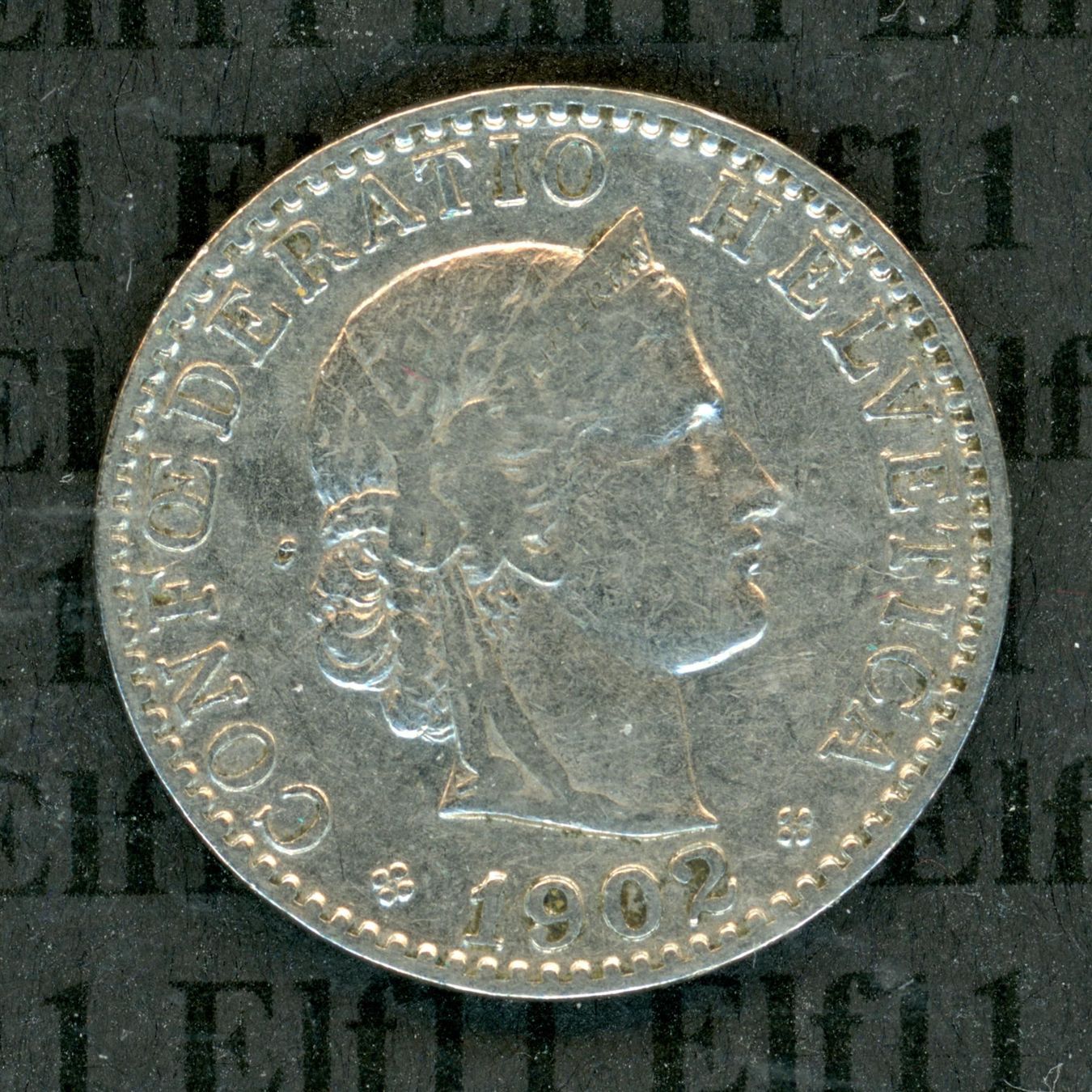 Tutti le monete: CHF___0.20 1902 s-ss 20 Rappen – Usato da Widnau venduto da Elf11