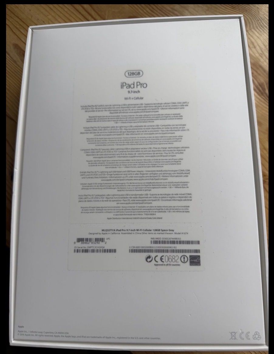 Apple Tablet PC: Occasion: Apple iPad Pro 9.7" 128GB Space Grau Top – Usato da Luzern venduto da M.Ai 6