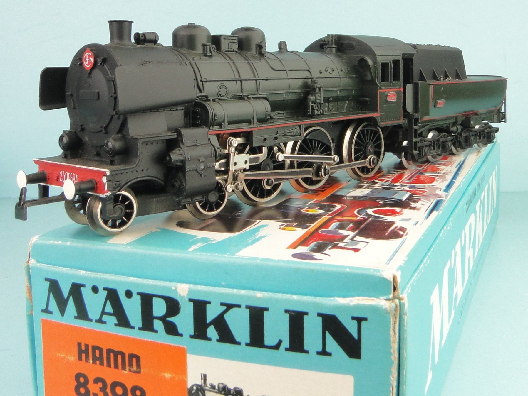 Märklin Modellini di ferrovie: Märklin 8396 SNCF 230 aus eine P8 – Usato da Bülach venduto da cann11