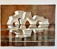 💚 ORIGINAL PAUL MURPHY Saatchi Art💚 Reflected Forms X 1985