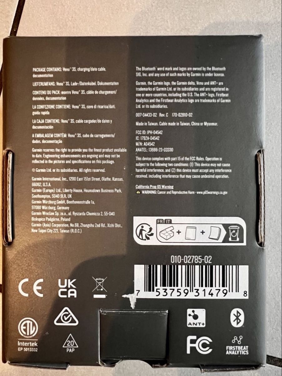 Garmin Smartwatch: Garmin Venu 3S - MIT GARANTIE!! – Gebraucht aus Wil SG von ooMariposaoo 3
