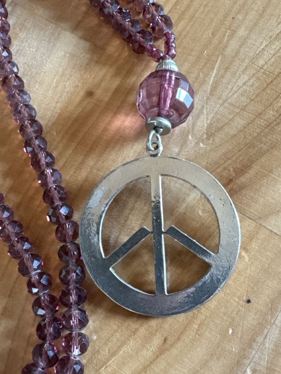 Catenine: Modeschmuck Kette mit Peace Zeichen – Usato da Rümlang venduto da euqinom16 3