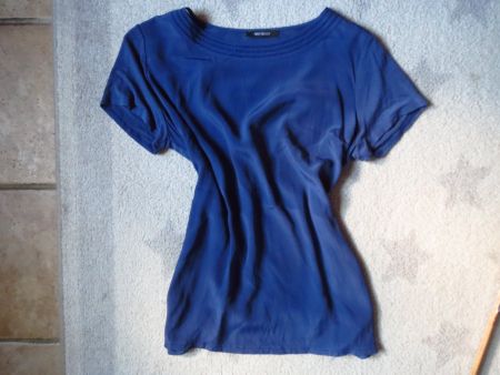 sehr schöne NAVYBOOT Damen Shirt Bluse Gr 40 mit SEIDE