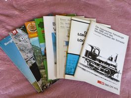 Konvolut 7 Zeitschriften SBB Dokumentation Eisenbahn