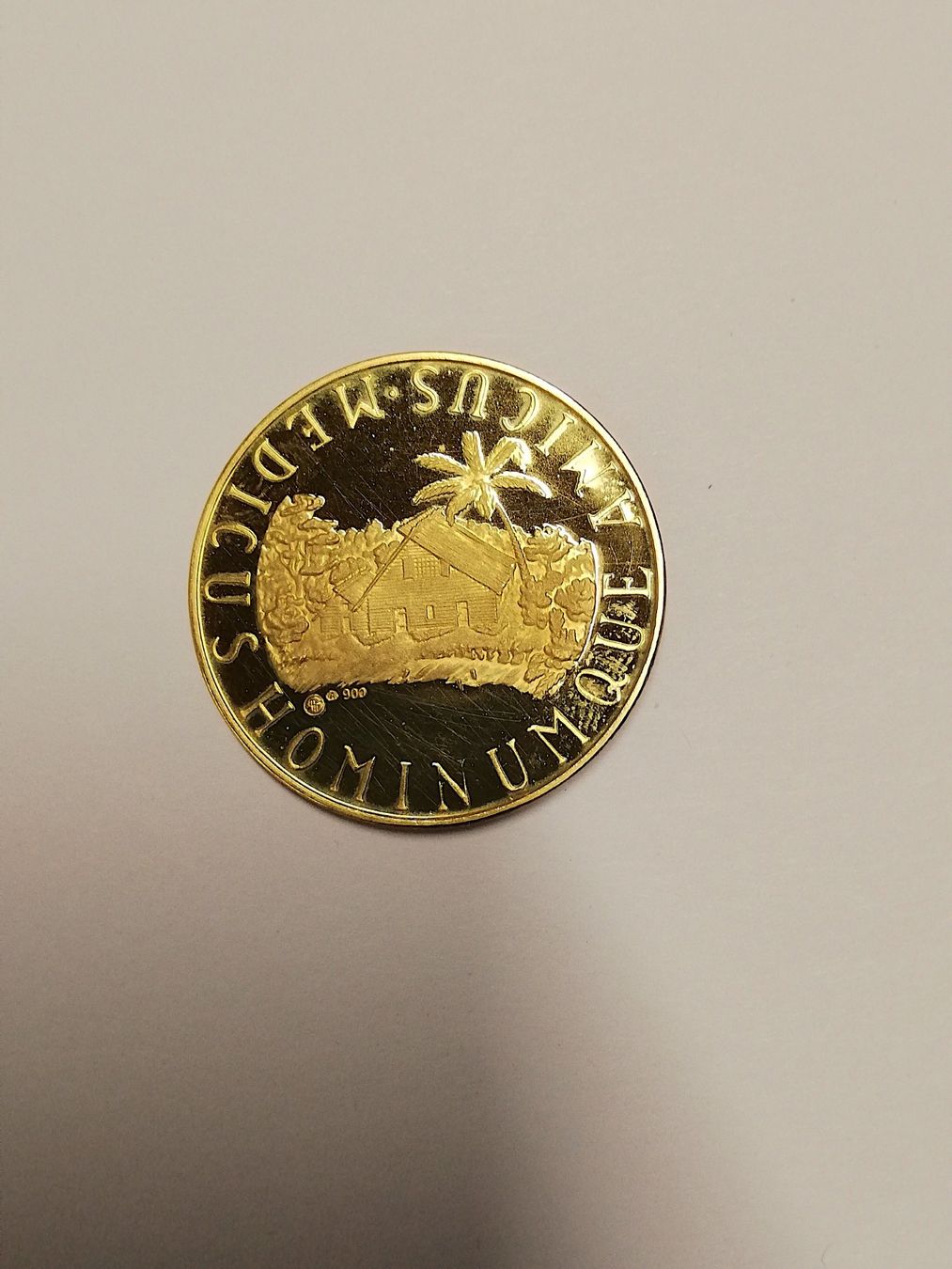 Medaglie: Pièce en or / Goldstück Dr. Albert Schweitzer – Nuovo (secondo la descrizione) da Tavannes venduto da valda 1