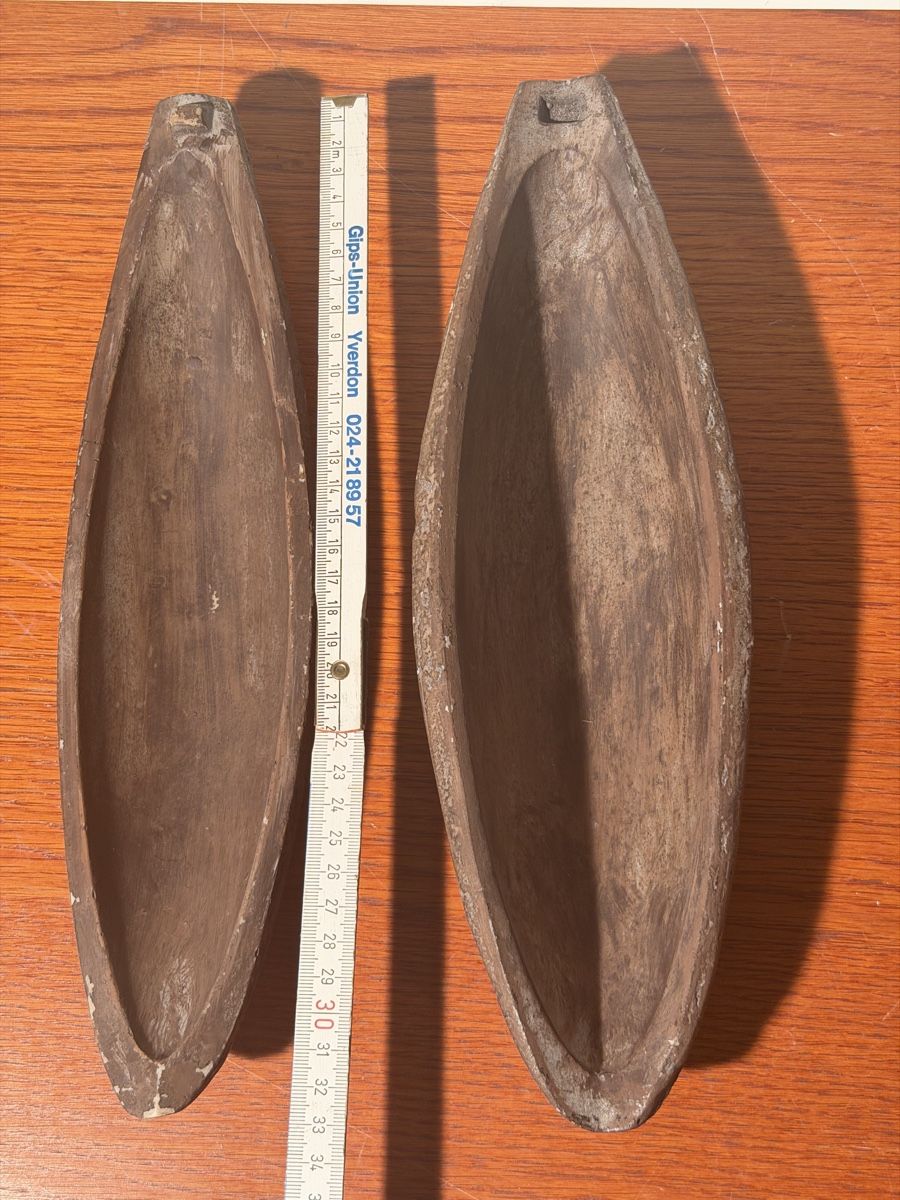 Tutte le decorazioni: Antique Rustic Wooden Dough Bowls - Primitive – Usato da Lausanne venduto da vas_mbk2 4
