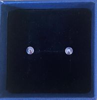 kleine Weissgoldstecker 18 Kt