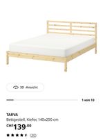 IKEA Bett mit Matratze, 140x200cm