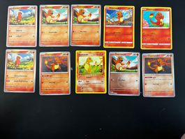 Pokemon Sammlung - Charmander - de, en, jp