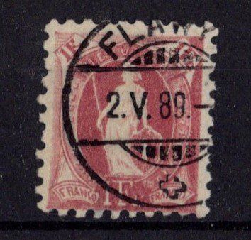 Tutti i francobolli: R1699  /  Helvétia debout 1888 – Usato da Ste-Croix venduto da MONT-TAGNAC