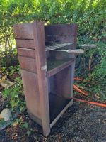 Grill für Holz oder Holzkohle aus Cortenstahl
