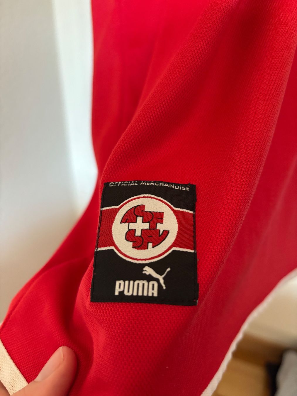 Puma Canottiere & Pantaloni: Schweiz Nati Heimtrikot 2002-2003 Original – Usato da Bern venduto da Lelixino 3