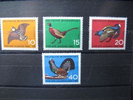BRD 1965 Jagdbares Federwild **