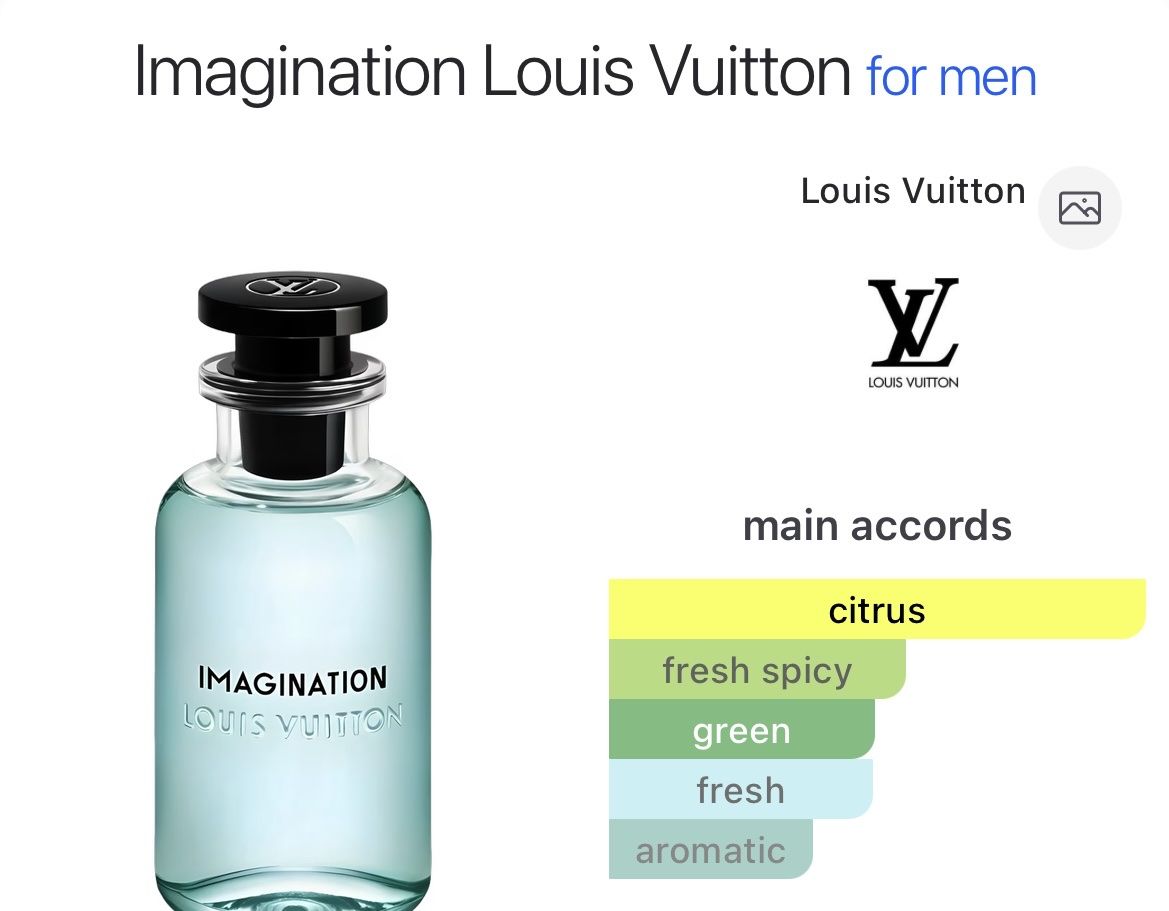 Louis Vuitton Parfum & Eau de Toilette: 2ml EdP Imagination — Louis Vuitton – Neu und originalverpackt aus Genève von StaceyH 1
