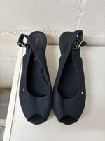 Sandalette Tommy Hilfiger Keilabsatz Grösse 39 dunkelblau