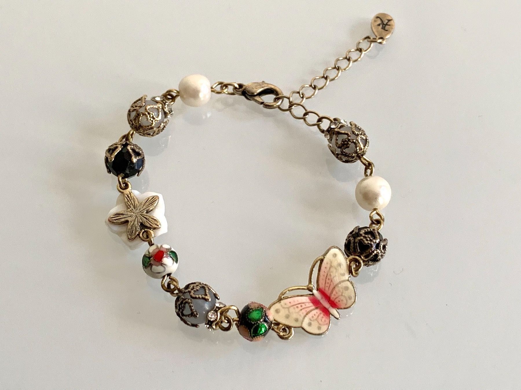 Bracciali & Braccialetti: Verspieltes Schmetterlingsarmband – Usato da Bern venduto da Fraeuleinhonig