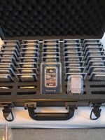 42xSilberbarren Degussa und Credit Suisse 100g im Koffer neu