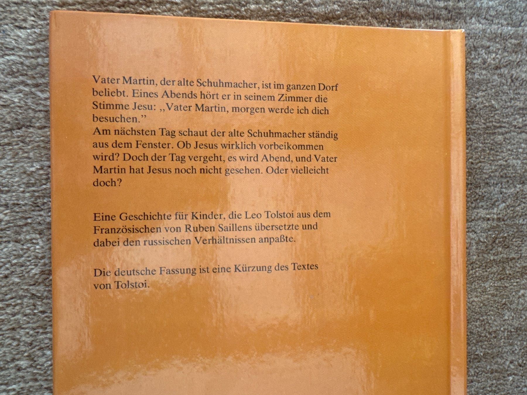 Libri: Vater Martin - nach Leo Tolstoi – Usato da Aarau venduto da Kilauea 1