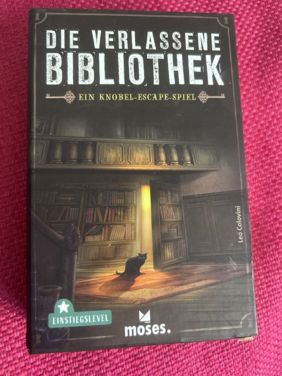 Giochi: Die Verlassene Bibliothek Ein Knobel-Escape-Spiel – Nuovo e nell'imballaggio originale da Frenkendorf venduto da jorge0000