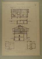 ERNEN BAUERNHAUS, WALLIS, DIROGRAPHIE UM 1910