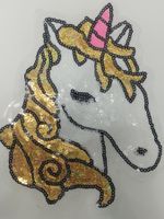 Einhorn 🦄 Aufnähen Flicken