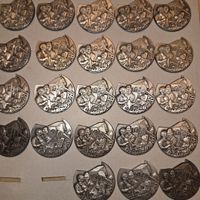 23 Fasnachtsplaketten Luzern 1985 Metall gebraucht