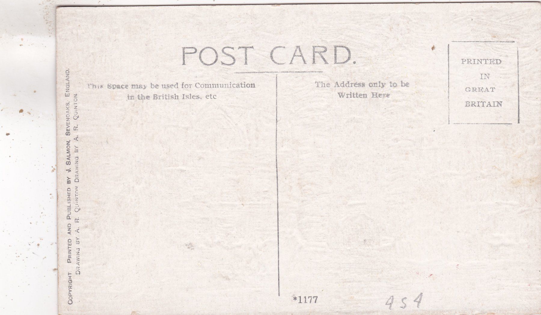 Cartoline postali: England Eton College The Quandrangle – Usato da Herisau venduto da Lisegrat2008 1