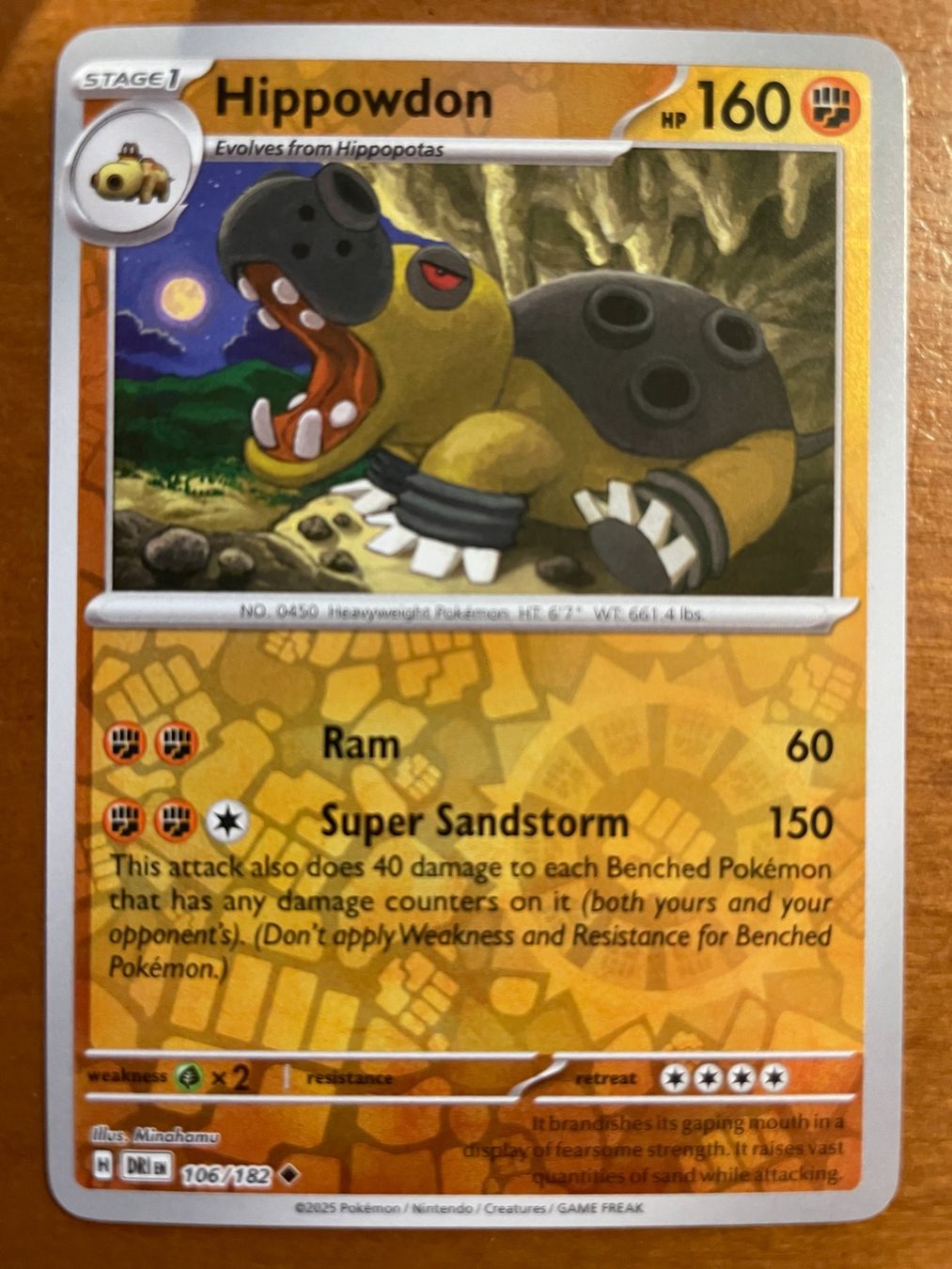 Pokémon Sammelbilder & Trading cards: Pokemon Hippowdon Reverse (Versand gratis) – Neu (gemäss Beschreibung) aus Chur von Angerson