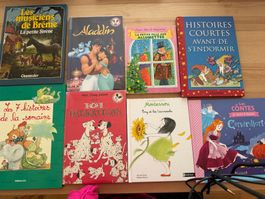 Lot de 8 livres enfants - Disney, Contes, Montessori, etc.