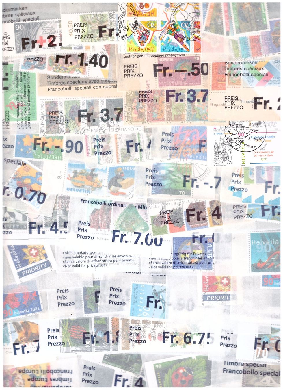Alle Briefmarken: AUSGABETAG – Gebraucht aus Dübendorf von Piero2 5