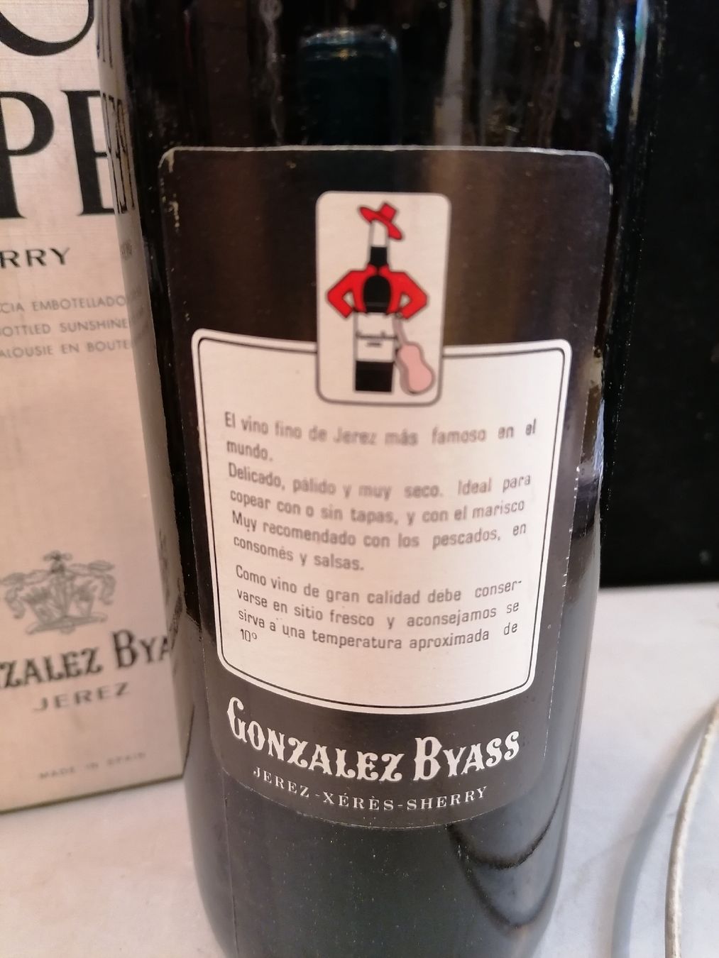 Bevande alcoliche: Sherry "Tio Pepe" Gonzalez Byass Jerez – Nuovo (secondo la descrizione) da Genève venduto da Leboucheoreilles 3