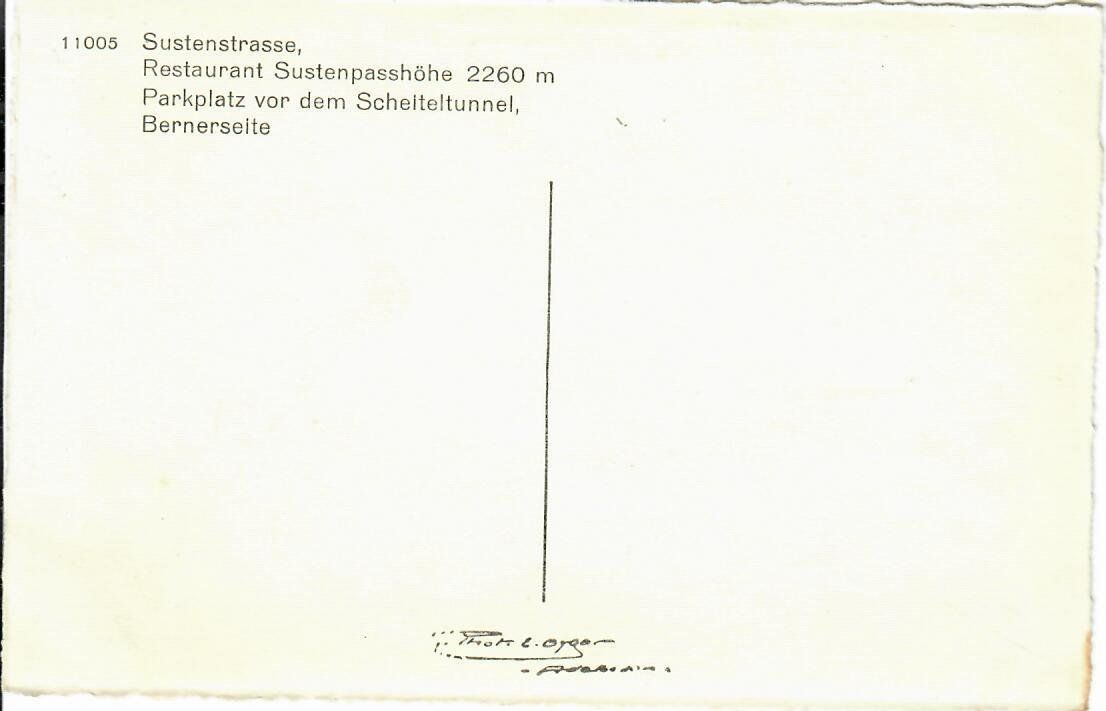 Ansichtskarten: Sustenstrasse – Gebraucht aus Hochdorf von Ziegel-16 1