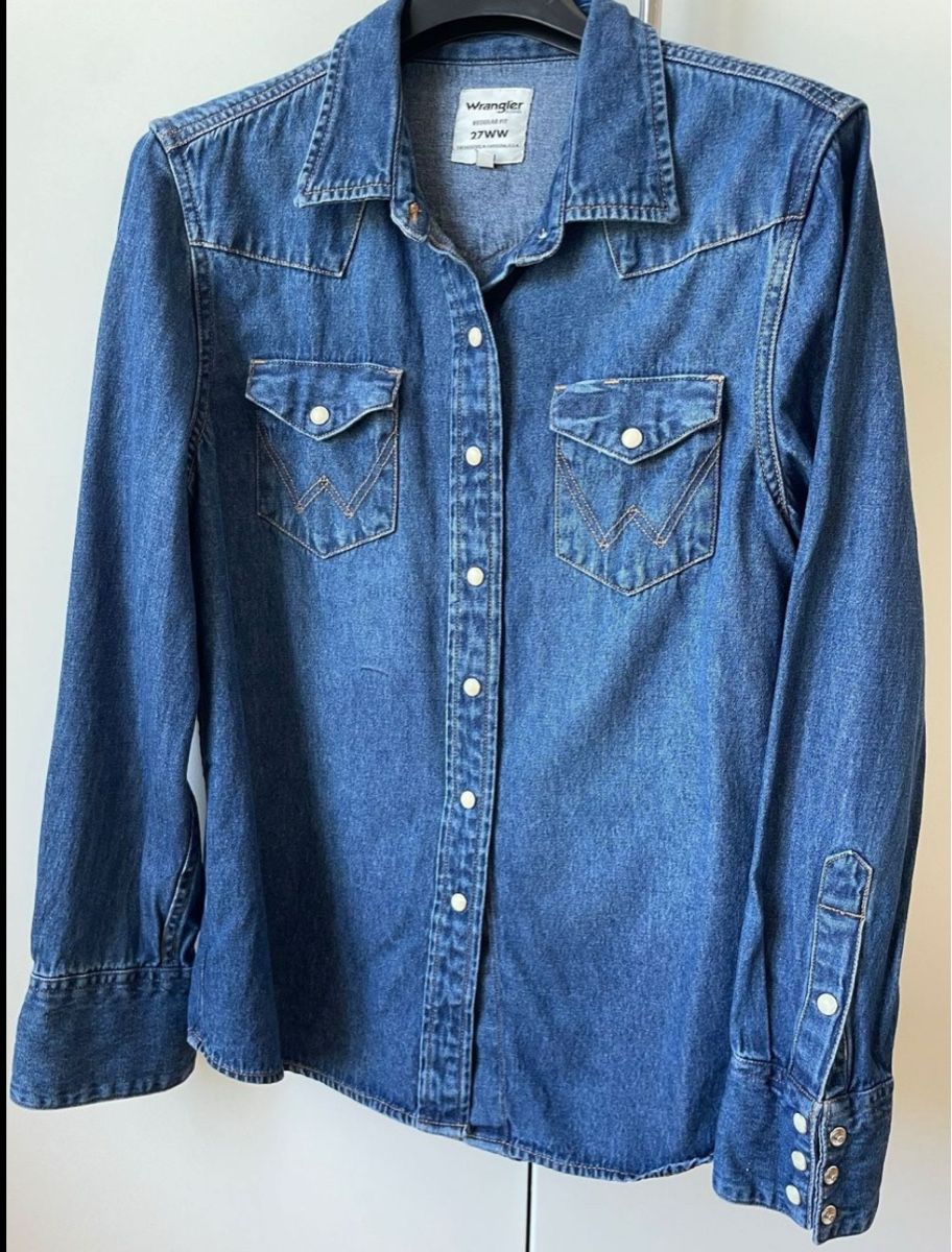 Levi's Camicette: Chemise en Jeans Wrangler – Nuovo (secondo la descrizione) da Glion venduto da carolineMV
