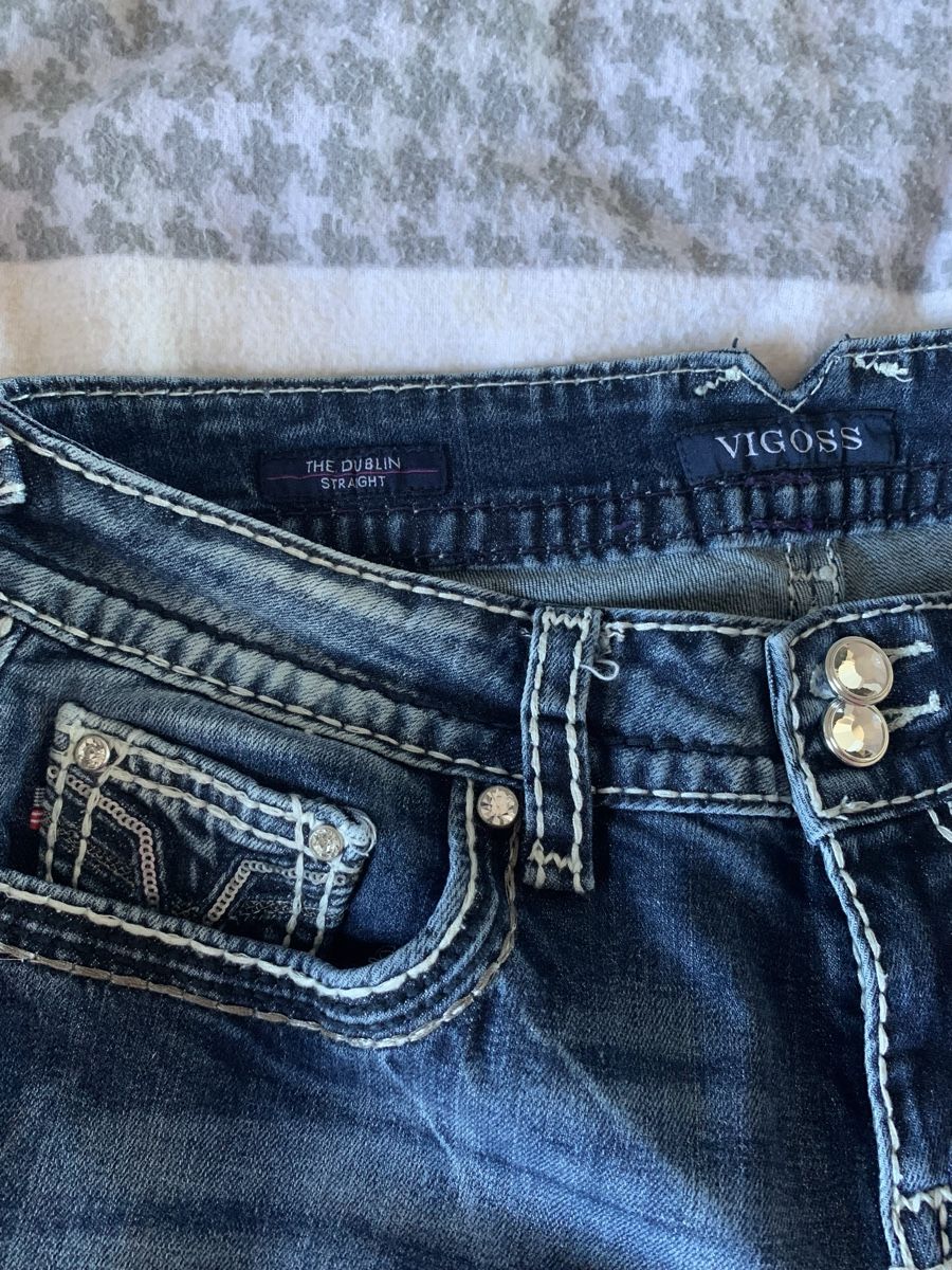 Jeans: Jeans Vigoss 28x32 Straight – Nuovo (secondo la descrizione) da Murten venduto da schneebutz11 4