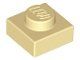 Lego Tan Plate 1 x 1 10 Stück