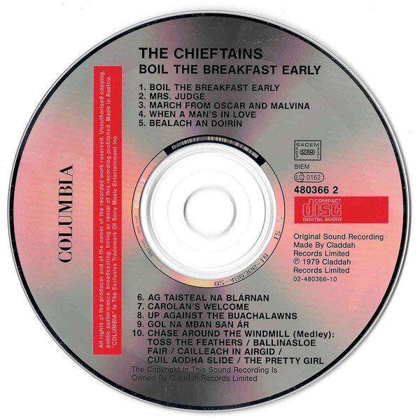 CDs: The Chieftains – Boil The Breakfast Early – Gebraucht aus St.Gallen von CD_jalamusic 2