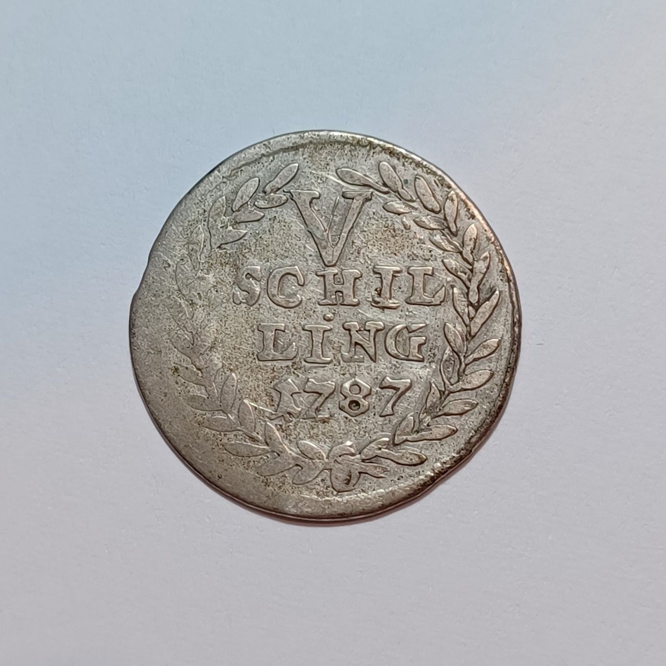 Tutti le monete: 5 Schilling 1787 Schwyz – Usato da Pfäffikon ZH venduto da Schweizer_Muenzen