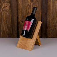 Weinhalter aus Eichenholz - klassisch geölt