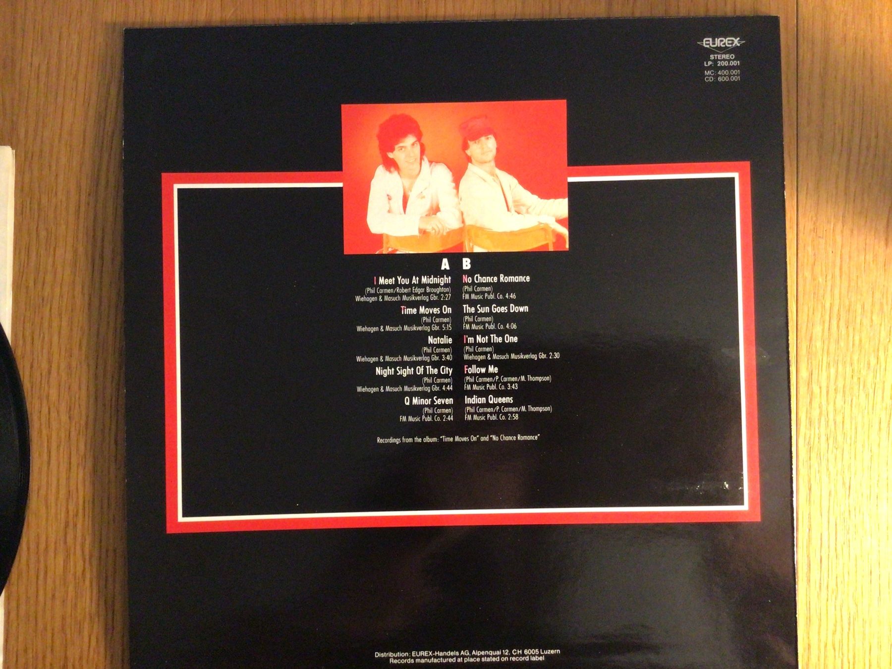 Schallplatten: PHIL CARMEN, MIKE THOMPSON, Greatest Hits, LP 1988 – Gebraucht aus Steinach von Quarkie 1