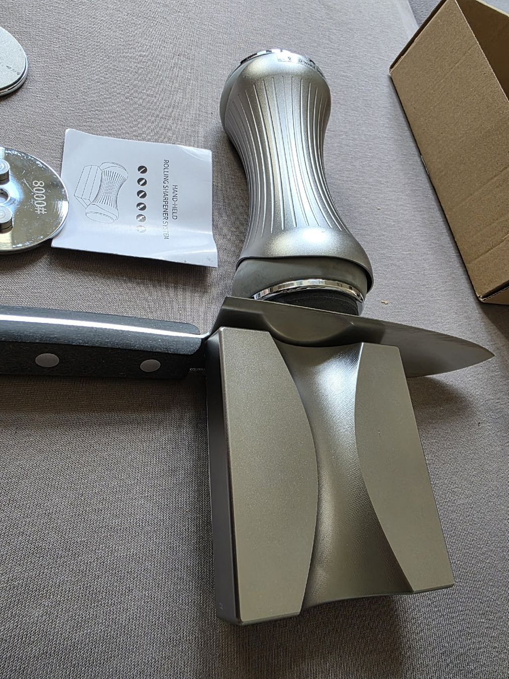 Coltelli da cucina: Messerschärfer Roll Messerschärfer professionelle schärfe  – Nuovo (secondo la descrizione) da Gerlafingen venduto da PaCo_88 4